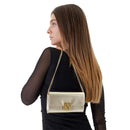 Mini Clutch Donna con Tracolla in Catena ARMANI EXCHANGE colore Oro Linea Amy