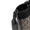 Borsa Donna a Mano con Tracolla ARMANI EXCHANGE colore Brown Bass - Black Linea Wave