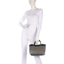 Borsa Donna a Mano con Tracolla ARMANI EXCHANGE colore Brown Bass - Black Linea Wave