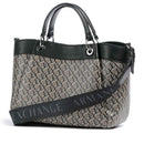 Borsa Donna a Mano con Tracolla ARMANI EXCHANGE colore Brown Bass - Black Linea Wave