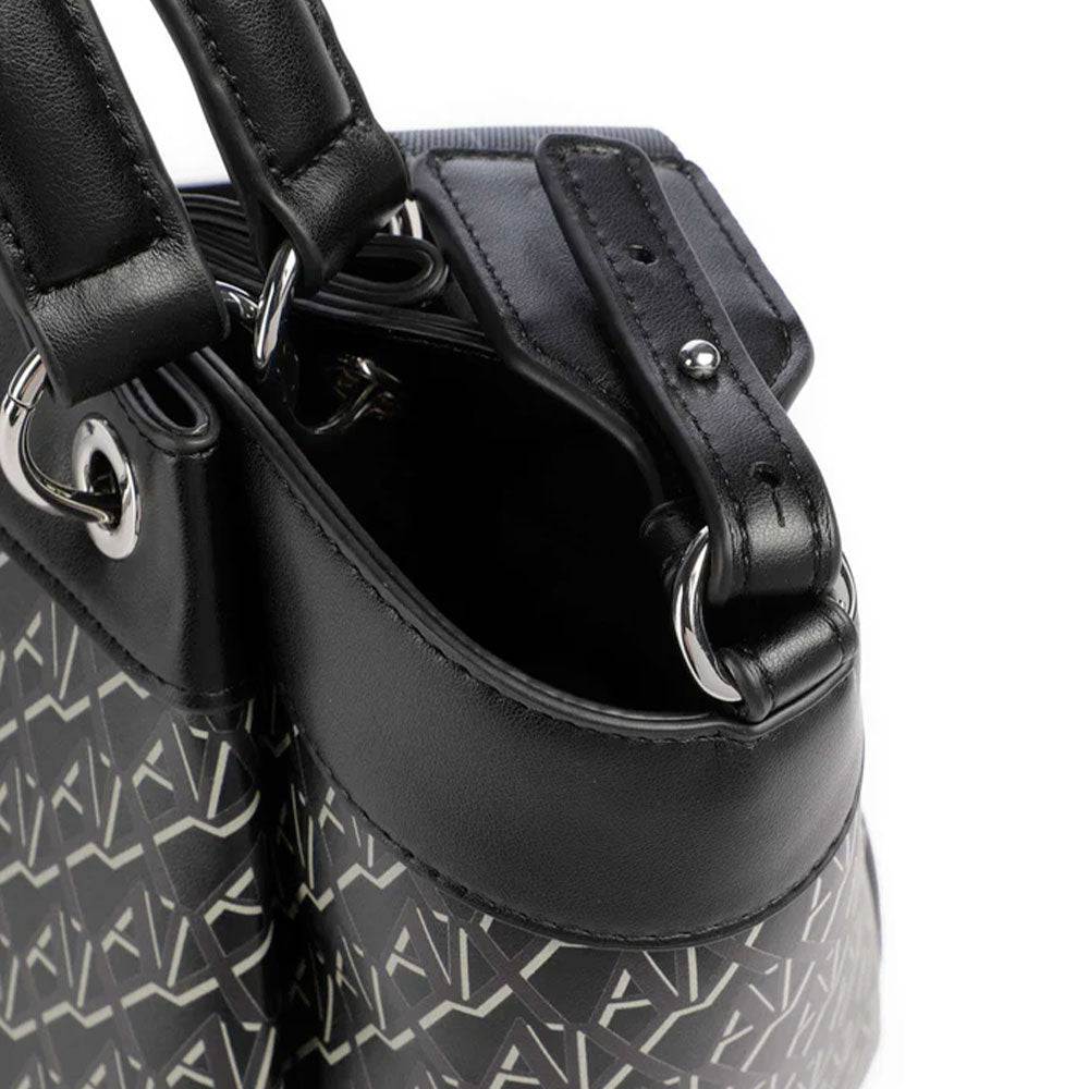 Borsa Donna a Mano con Tracolla ARMANI EXCHANGE colore Nero - Nero Linea Wave