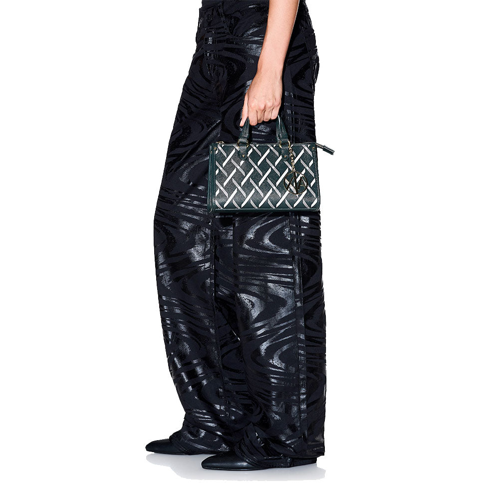 Borsa Donna a Mano Mini ARMANI EXCHANGE colore Beat Green