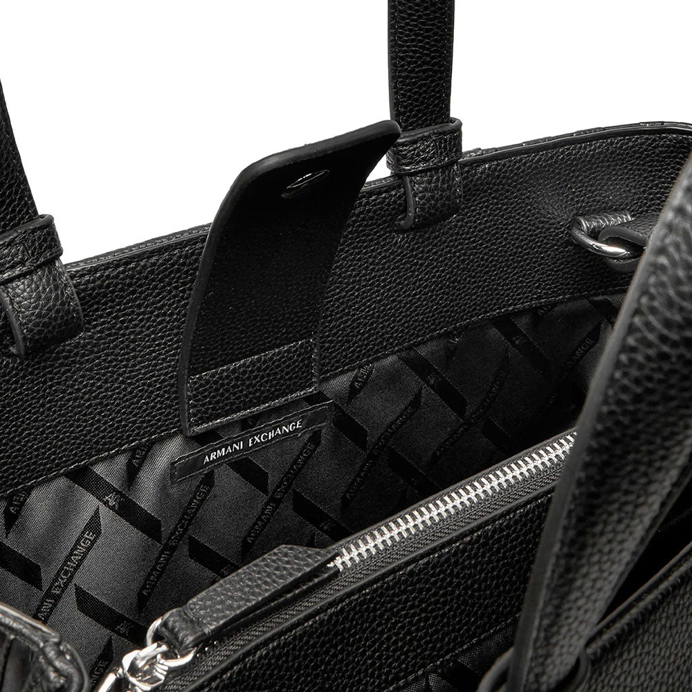 Borsa Donna a Mano con Tracolla ARMANI EXCHANGE colore Nero Linea Liz Misura Grande