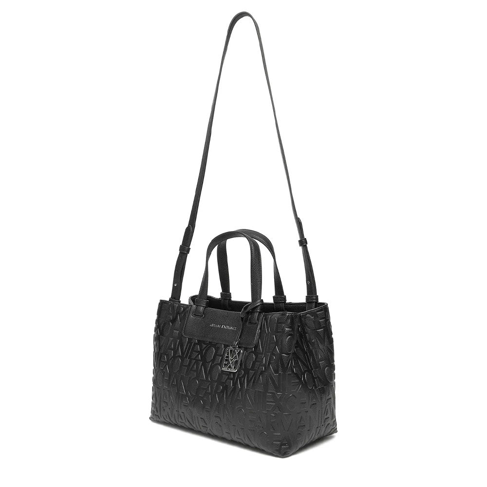 Borsa Donna a Mano con Tracolla ARMANI EXCHANGE colore Nero Linea Liz Misura Grande