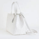 Borsa Donna a Mano con Tracolla ARMANI EXCHANGE colore Off White Linea Liz Misura Grande