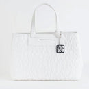 Borsa Donna a Mano con Tracolla ARMANI EXCHANGE colore Off White Linea Liz Misura Grande