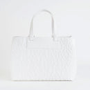 Borsa Donna a Mano con Tracolla ARMANI EXCHANGE colore Off White Linea Liz Misura Grande