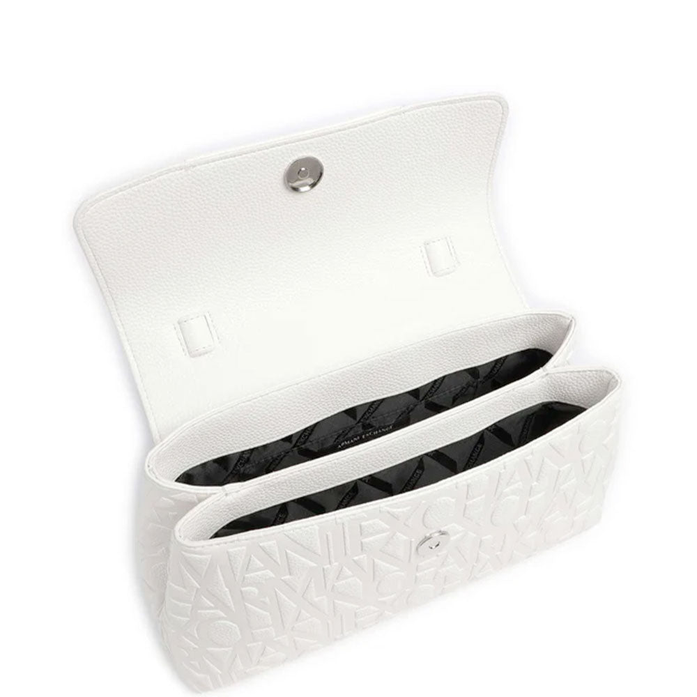 Borsa Donna a Mano con Tracolla ARMANI EXCHANGE colore Off White Linea Liz