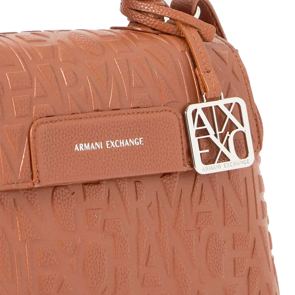Borsa Donna a Mano con Tracolla ARMANI EXCHANGE colore Coconut Shell Linea Liz
