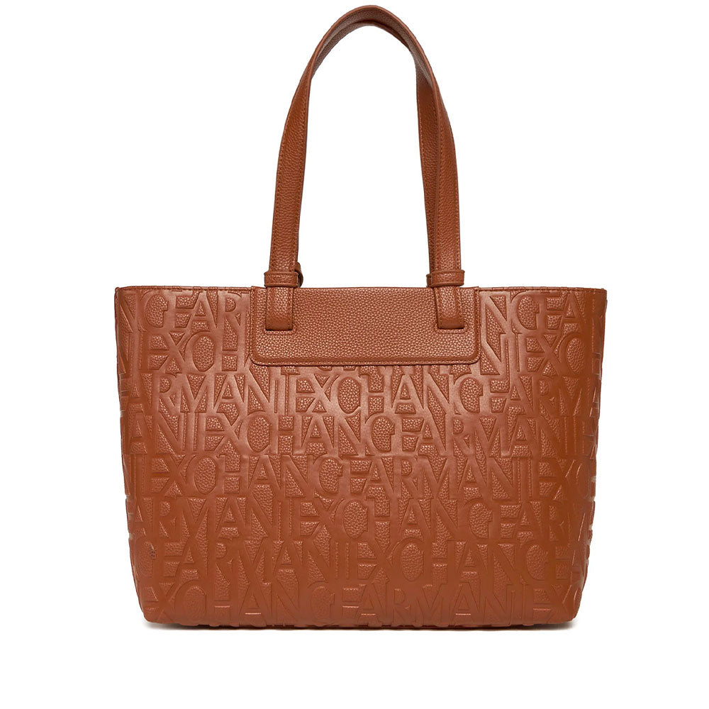 Damen-Schulter-Shopper ARMANI EXCHANGE Modell Liz in Coconut Shell