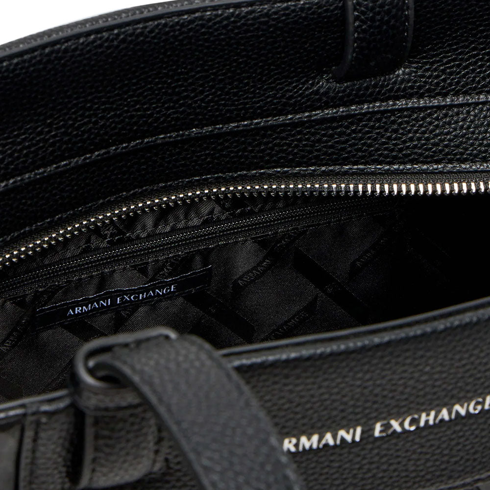 Women's Shoulder Shopper Bag ARMANI EXCHANGE in Black Liz Line