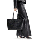 Women's Large Shoulder Shopper Bag ARMANI EXCHANGE in Black, Liz Line