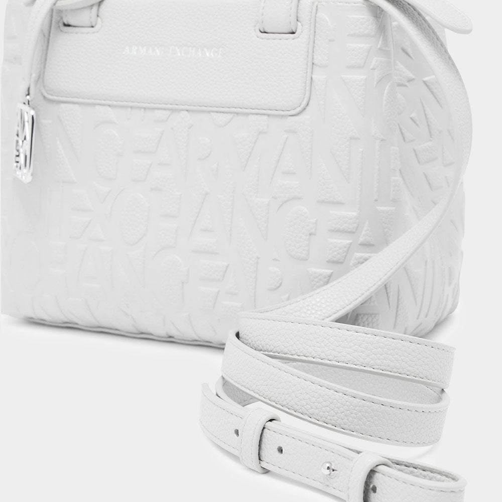 Borsa Donna a Mano con Tracolla ARMANI EXCHANGE colore Off White Linea Liz