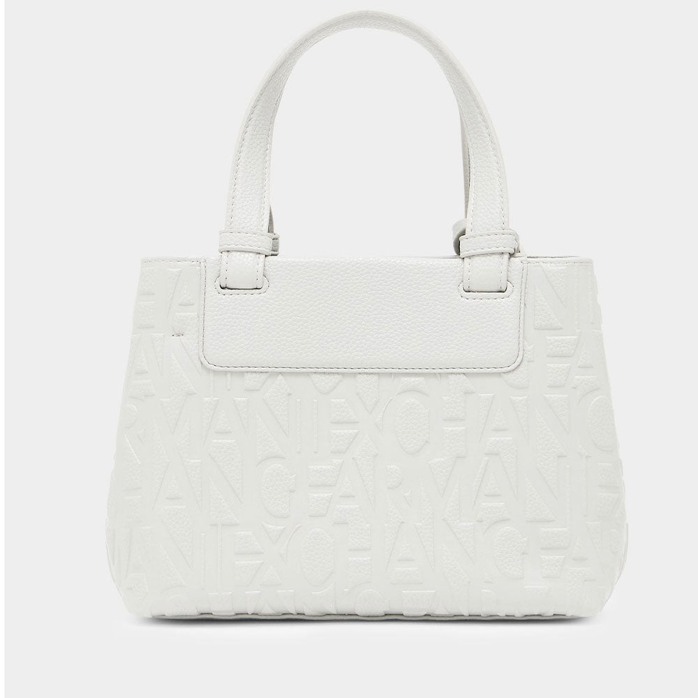 Borsa Donna a Mano con Tracolla ARMANI EXCHANGE colore Off White Linea Liz