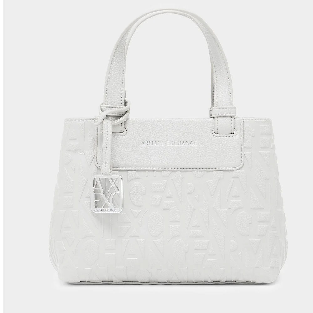Borsa Donna a Mano con Tracolla ARMANI EXCHANGE colore Off White Linea Liz