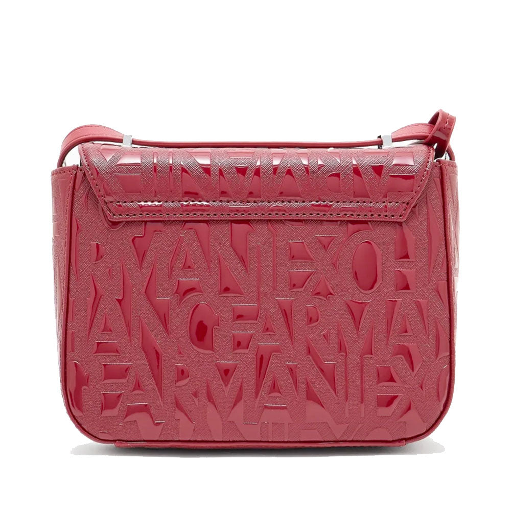 Borsa Donna a Tracolla ARMANI EXCHANGE colore Red Dahlia Lucido Linea Liz