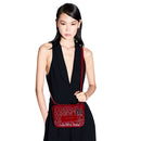 Borsa Donna a Tracolla ARMANI EXCHANGE colore Red Dahlia Lucido Linea Liz