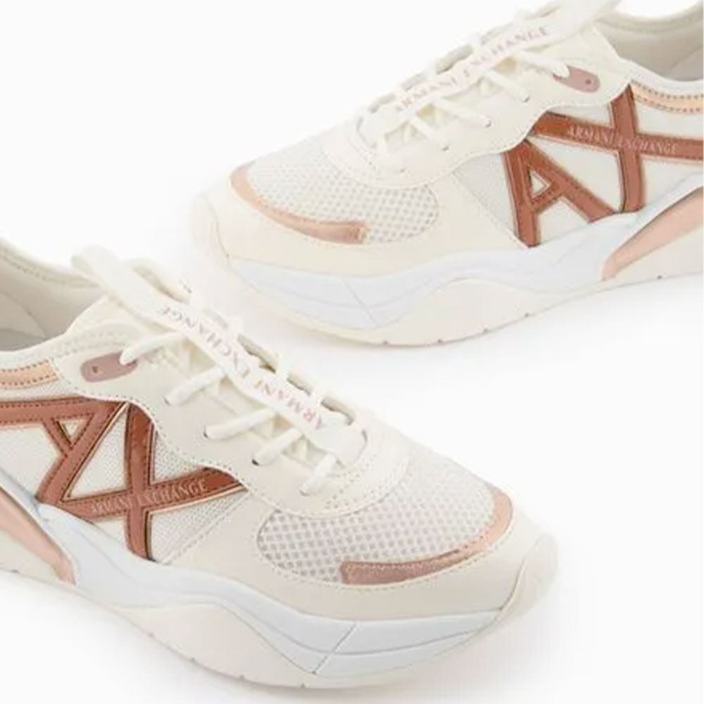 Scarpe Donna ARMANI EXCHANGE Sneakers Colore Off White - Rosè