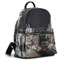 Y NOT Großer Damenrucksack mit Außentasche YES-381 London By Night