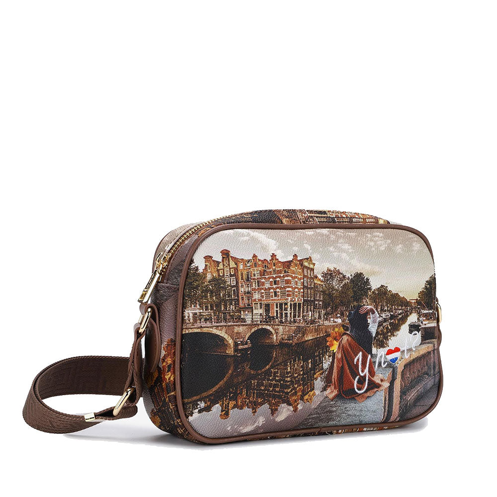 Borsa Donna a Tracolla Y NOT YES-310 stampa Autumn in Holland
