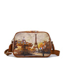 Y NOT YES-310 Damen-Umhängetasche mit lustigem Paris-Aufdruck