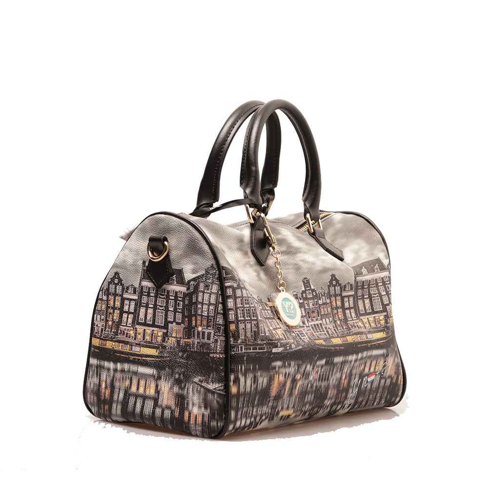 Borsa Donna Y NOT Bauletto Medio con Tracolla YES-318 Mirror