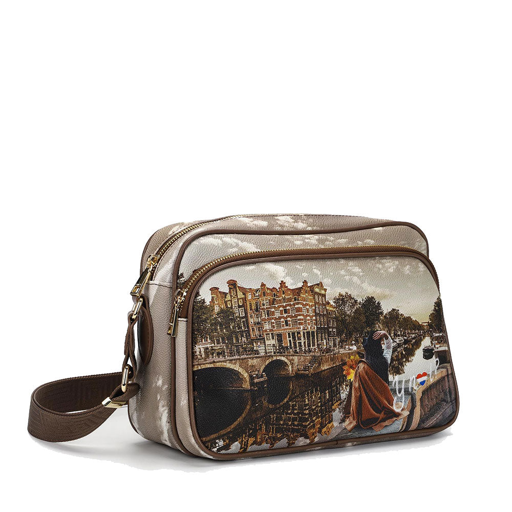 Borsa Donna a Tracolla Y NOT YES-331 stampa Autumn in Holland