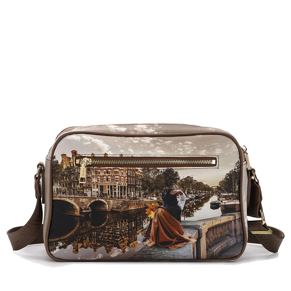 Borsa Donna a Tracolla Y NOT YES-331 stampa Autumn in Holland
