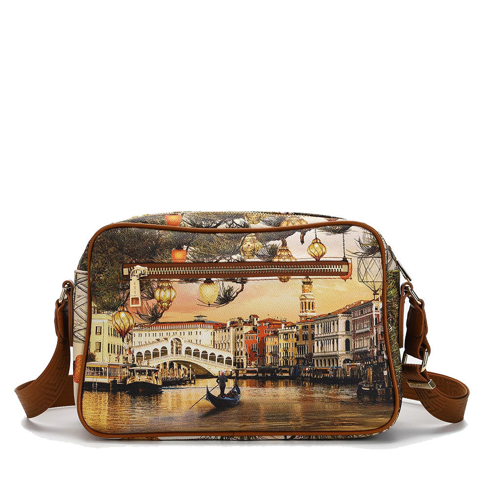 Damen Umhängetasche Y NOT YES-331 Weihnachten Venedig Print