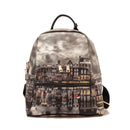 Y NOT Damen Rucksack mit Außentasche YES-615 Mirror