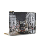 Borsa Donna Y NOT Clutch con Tracolla in Catena YES-605 London By Night