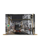 Borsa Donna Y NOT Clutch con Tracolla in Catena YES-605 London By Night