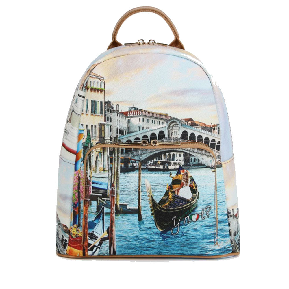 Zaino Donna Y NOT con Tasca Esterna YES-615 Dream in Venice