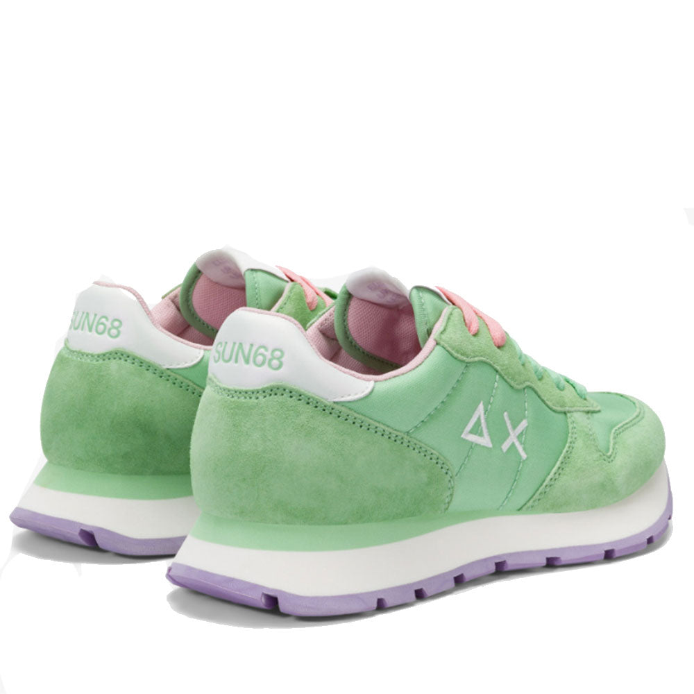 Sun68 Sneakers Ally Solid 
Damenschuhe aus Nylon in Mintgrün - Z35201