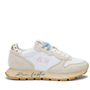 Women's Cream White Sneakers SUN68 Ally Vintage - Z35207
