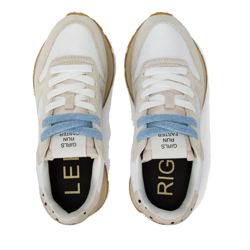 Women's Cream White Sneakers SUN68 Ally Vintage - Z35207