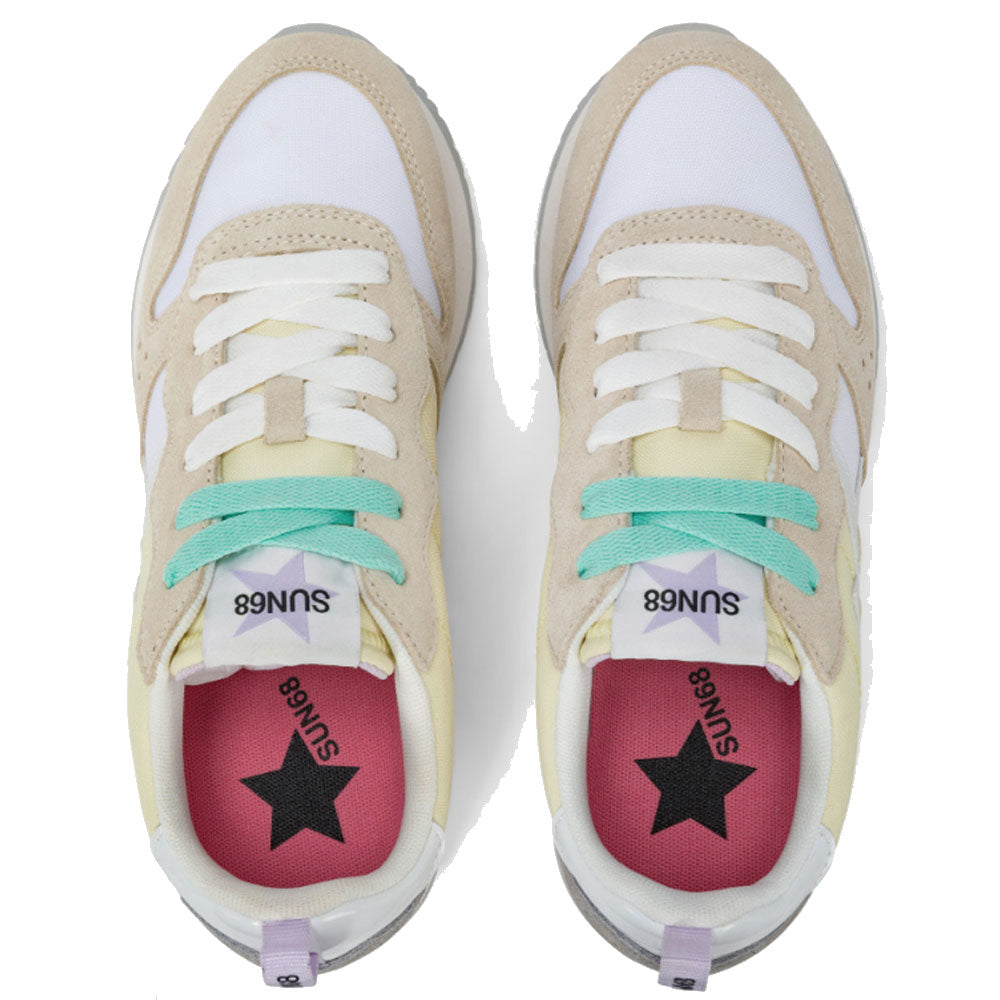 Sun68 Multicolor Stargirl Sneakers
Damenschuhe in Weiß Creme - Z35211