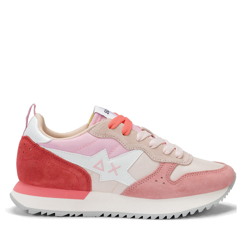 Scarpe Donna Sun68 Sneakers Stargirl Multicolor Colore Porcellana - Z35211