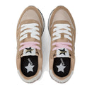 Scarpe Donna Sun68 Sneakers Stargirl Glitter Logo Colore Beige - Z35212