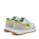 Sun68 Sneakers Big Stargirl Sponge
Damenschuhe aus Leder und Nylon Weiß und Limettengelb - Z35215