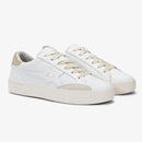 Sun68 Damen Katy Leder-Sneakers aus weißem und goldenem Leder – Z35225
