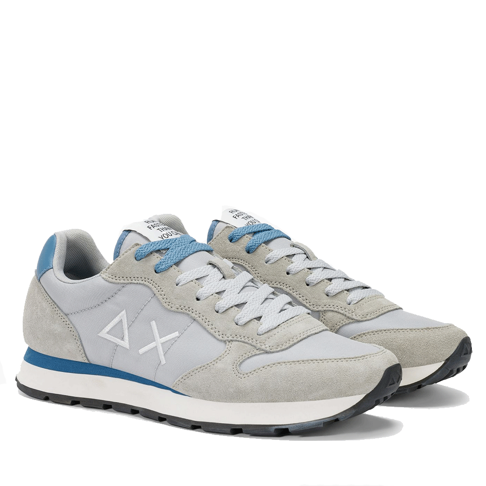 Scarpe Uomo Sun68 Sneakers Tom Solid Grigio Chiaro - Z36101
