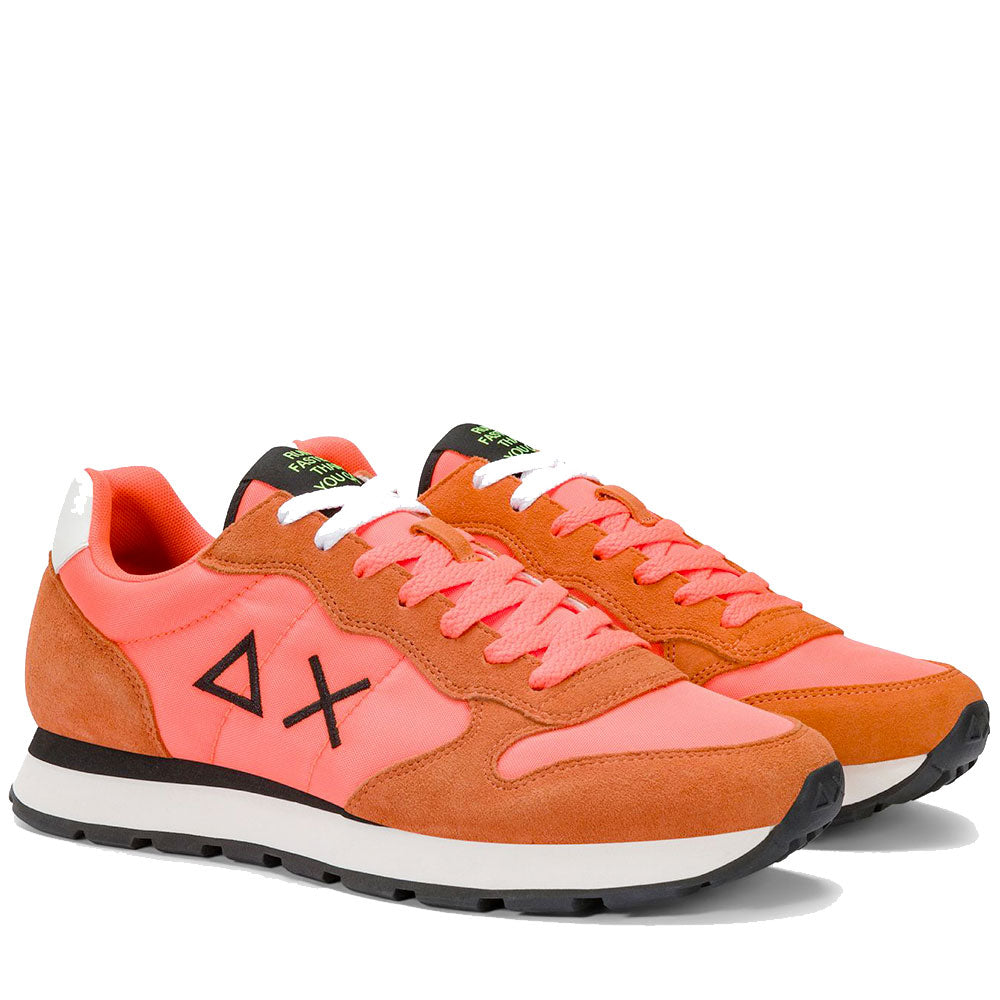 Scarpe Uomo Sun68 Sneakers Tom Solid Arancio Fluo - Z36101