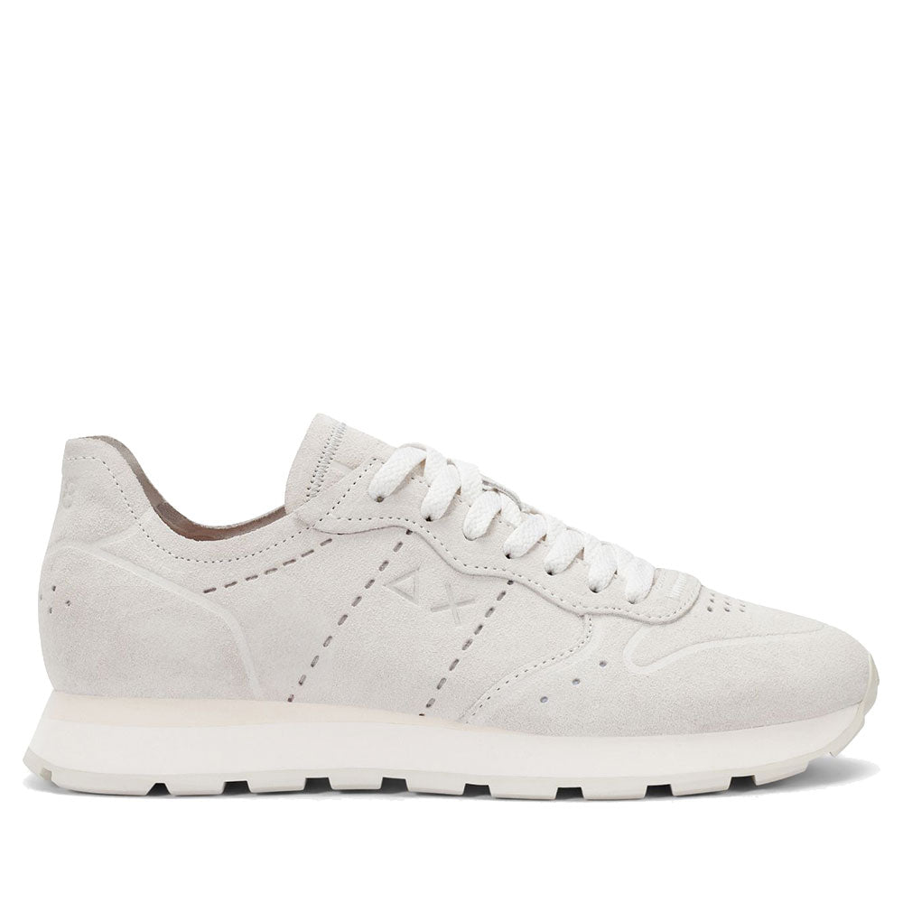 Scarpe Uomo Sun68 Sneakers Tom Raw Edge Bianco - Z36103