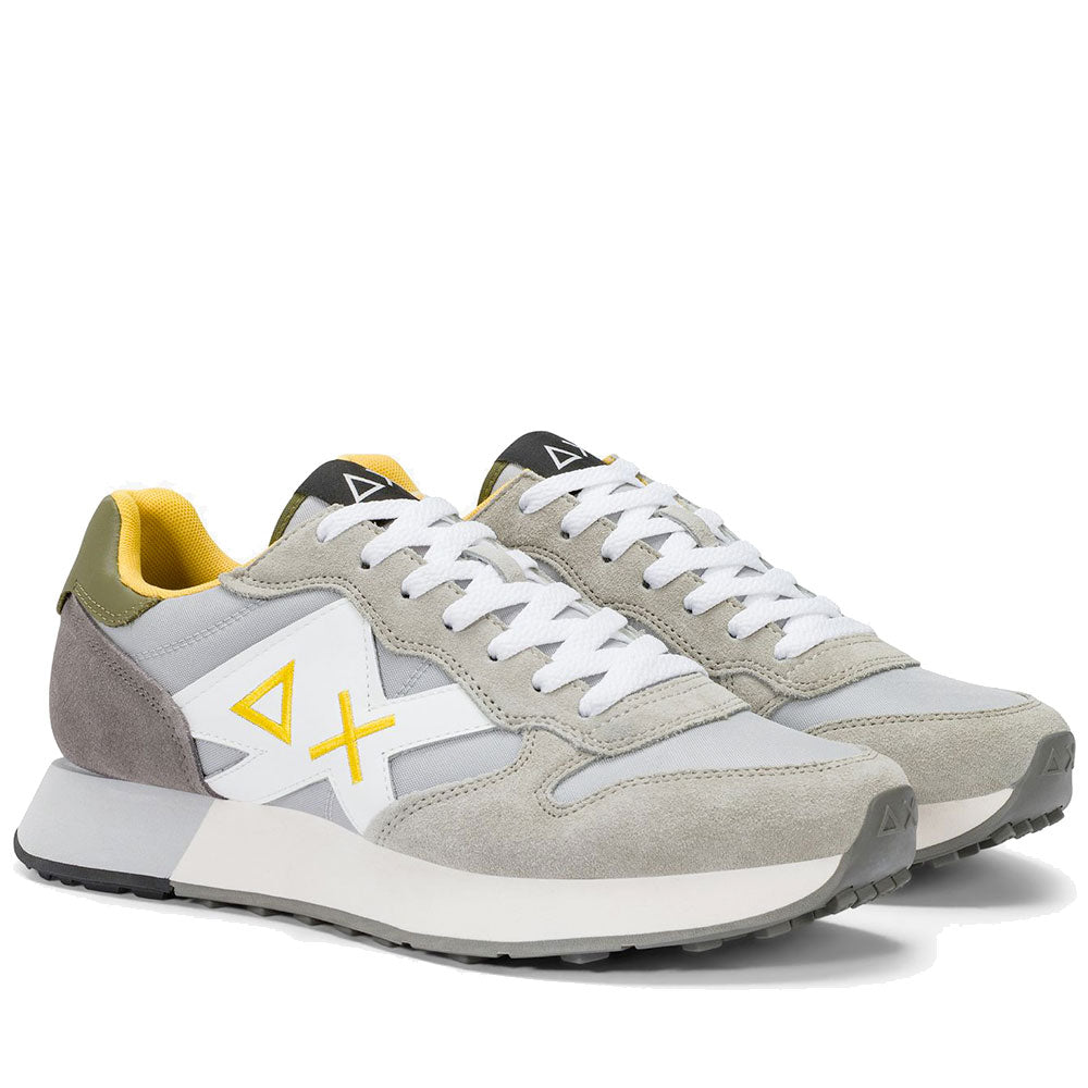 Scarpe Uomo Sun68 Sneakers Jaki 2.0 Solid Grigio Chiaro - Z36115