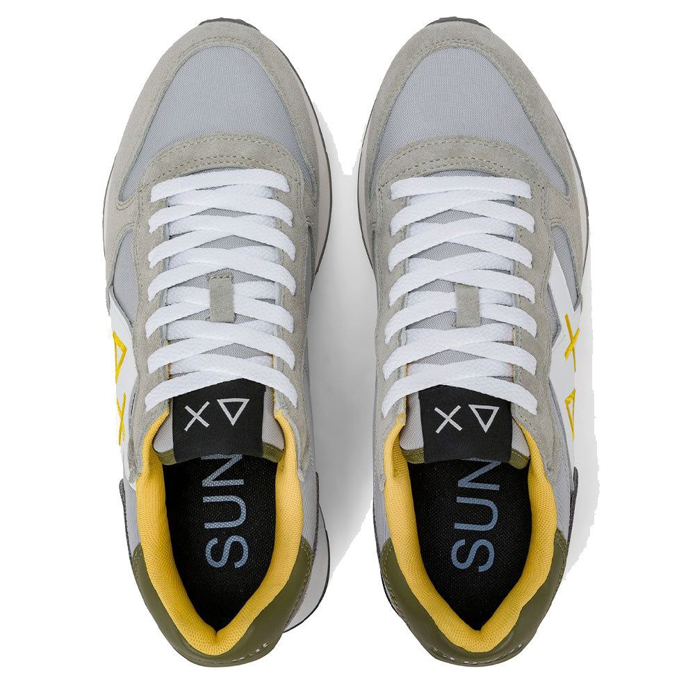 Scarpe Uomo Sun68 Sneakers Jaki 2.0 Solid Grigio Chiaro - Z36115