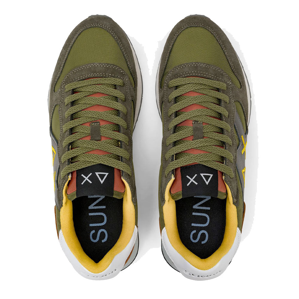 Scarpe Uomo Sun68 Sneakers Jaki 2.0 Solid Militare - Z36115