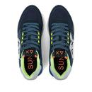 Scarpe Uomo Sun68 Sneakers Jaki 2.0 Fluo Navy Blue - Z36117