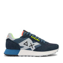 Scarpe Uomo Sun68 Sneakers Jaki 2.0 Fluo Navy Blue - Z36117