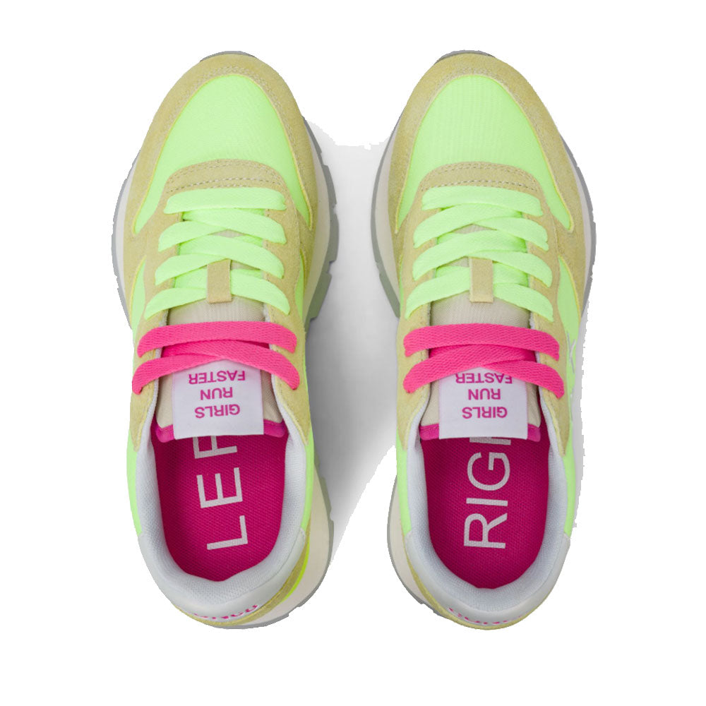 Scarpe Donna Sun68 Sneakers Ally Solid Giallo Fluo - Z36201